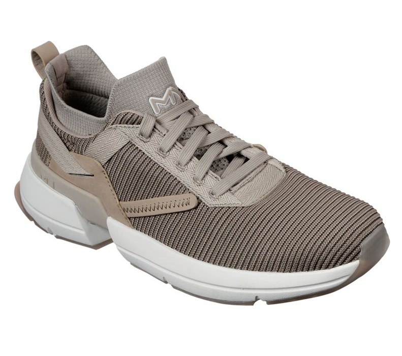 Skechers Herr Khaki Fritidsskor - Split - Litman - Sverige (JTKAV-8731)